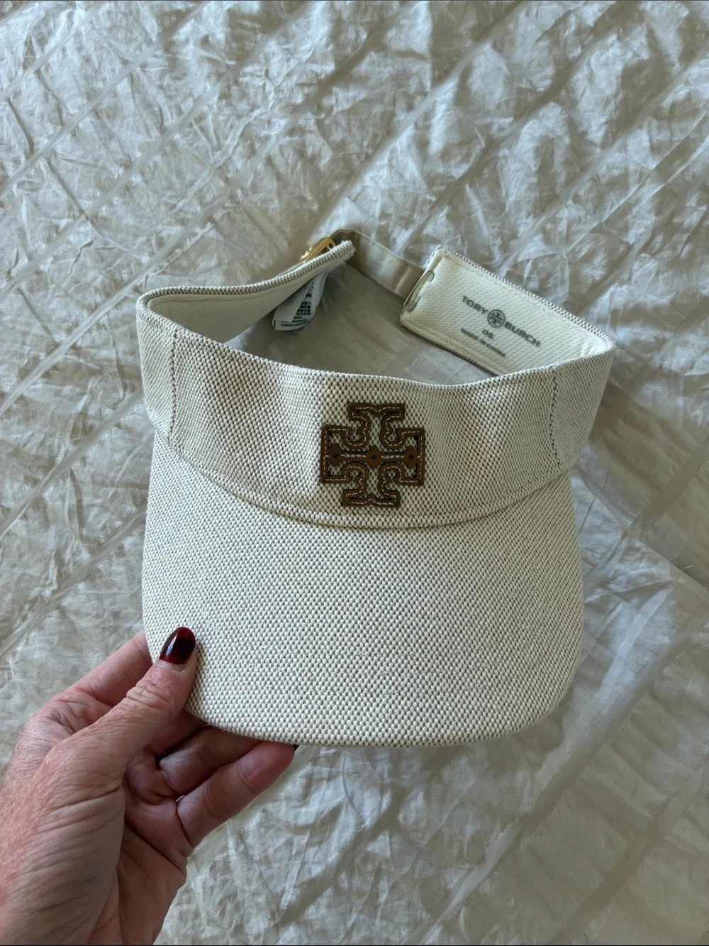 Tory Burch Canvas Visor - Picture 1 of 3